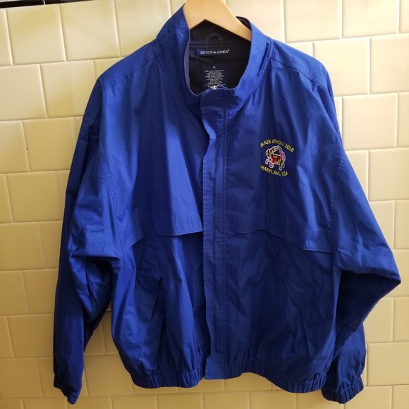 Like NEW Men’s Jacket Windbreaker Full Zip Vented Back Size XL - Picture 5 of 6